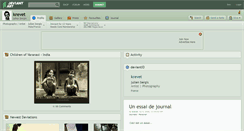 Desktop Screenshot of krevet.deviantart.com