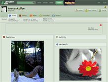 Tablet Screenshot of love-andcoffee.deviantart.com