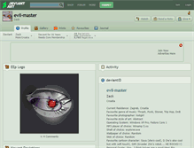 Tablet Screenshot of evil-master.deviantart.com
