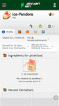 Mobile Screenshot of ice-pandora.deviantart.com
