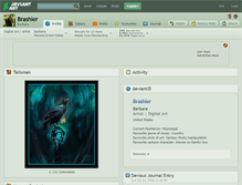 Tablet Screenshot of brashier.deviantart.com
