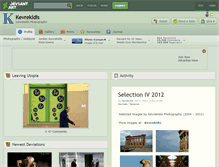 Tablet Screenshot of kevrekidis.deviantart.com