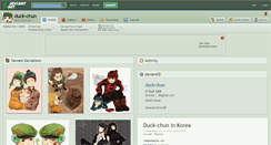 Desktop Screenshot of duck-chun.deviantart.com