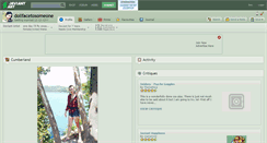 Desktop Screenshot of dollfacetosomeone.deviantart.com