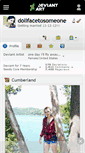 Mobile Screenshot of dollfacetosomeone.deviantart.com