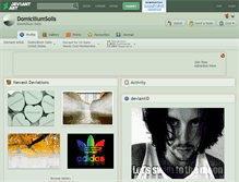 Tablet Screenshot of domiciliumsolis.deviantart.com