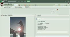 Desktop Screenshot of momo-peachie.deviantart.com