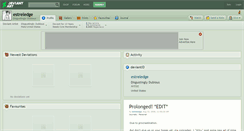 Desktop Screenshot of estreledge.deviantart.com