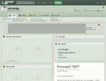 Tablet Screenshot of estreledge.deviantart.com