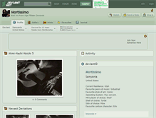 Tablet Screenshot of mortissimo.deviantart.com