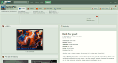 Desktop Screenshot of geminifire.deviantart.com