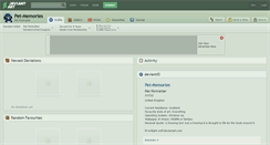Desktop Screenshot of pet-memories.deviantart.com