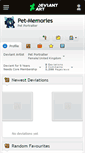 Mobile Screenshot of pet-memories.deviantart.com