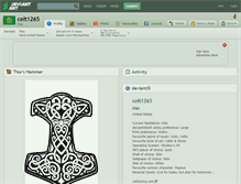 Tablet Screenshot of celt1265.deviantart.com
