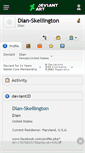 Mobile Screenshot of dian-skellington.deviantart.com