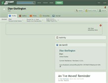 Tablet Screenshot of dian-skellington.deviantart.com
