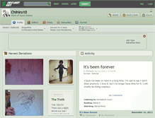 Tablet Screenshot of chihiro10.deviantart.com