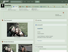 Tablet Screenshot of exaction.deviantart.com
