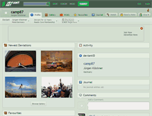 Tablet Screenshot of camp87.deviantart.com
