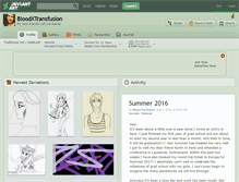 Tablet Screenshot of bloodxtransfusion.deviantart.com