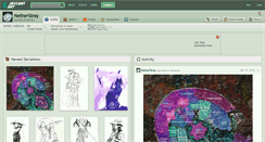 Desktop Screenshot of netherstray.deviantart.com