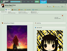 Tablet Screenshot of amu-chan1314.deviantart.com