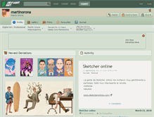 Tablet Screenshot of martinorona.deviantart.com