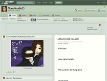 Tablet Screenshot of fideonoodle23.deviantart.com