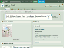 Tablet Screenshot of angel-of-beauty.deviantart.com