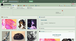 Desktop Screenshot of immortal66.deviantart.com
