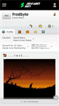 Mobile Screenshot of frostbyte.deviantart.com