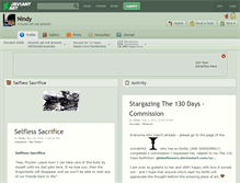 Tablet Screenshot of nindy.deviantart.com