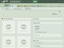 Tablet Screenshot of maxxx1.deviantart.com