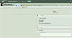Desktop Screenshot of halloween1031.deviantart.com