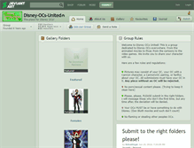 Tablet Screenshot of disney-ocs-united.deviantart.com