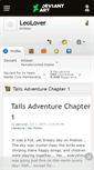 Mobile Screenshot of leolover.deviantart.com