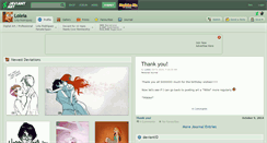 Desktop Screenshot of loleia.deviantart.com