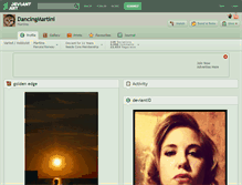 Tablet Screenshot of dancingmartini.deviantart.com