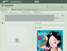 Tablet Screenshot of kisses4katie.deviantart.com