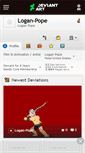Mobile Screenshot of logan-pope.deviantart.com