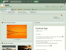 Tablet Screenshot of liquish.deviantart.com