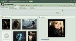 Desktop Screenshot of elysianrampage.deviantart.com
