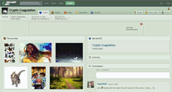 Desktop Screenshot of cryptic-coagulation.deviantart.com