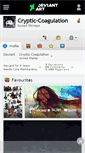 Mobile Screenshot of cryptic-coagulation.deviantart.com