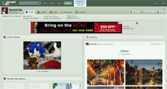 Desktop Screenshot of doctorcat.deviantart.com