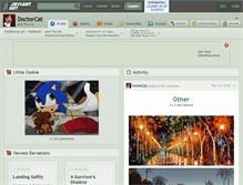 Tablet Screenshot of doctorcat.deviantart.com