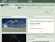 Tablet Screenshot of lastorka.deviantart.com