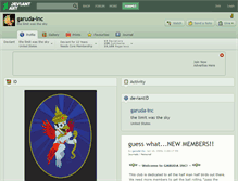 Tablet Screenshot of garuda-inc.deviantart.com
