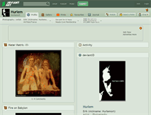 Tablet Screenshot of hurlem.deviantart.com