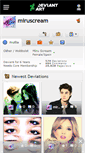 Mobile Screenshot of miruscream.deviantart.com